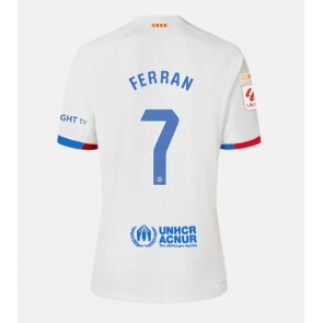 Barcelona Ferran Torres #7 Bortatröja 2023-24 Kortärmad